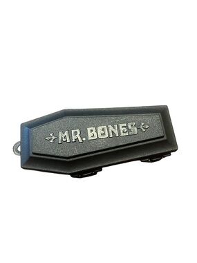 Vintage 1970’s Black Fleer Mr Bones Candy Coffin Container Empty